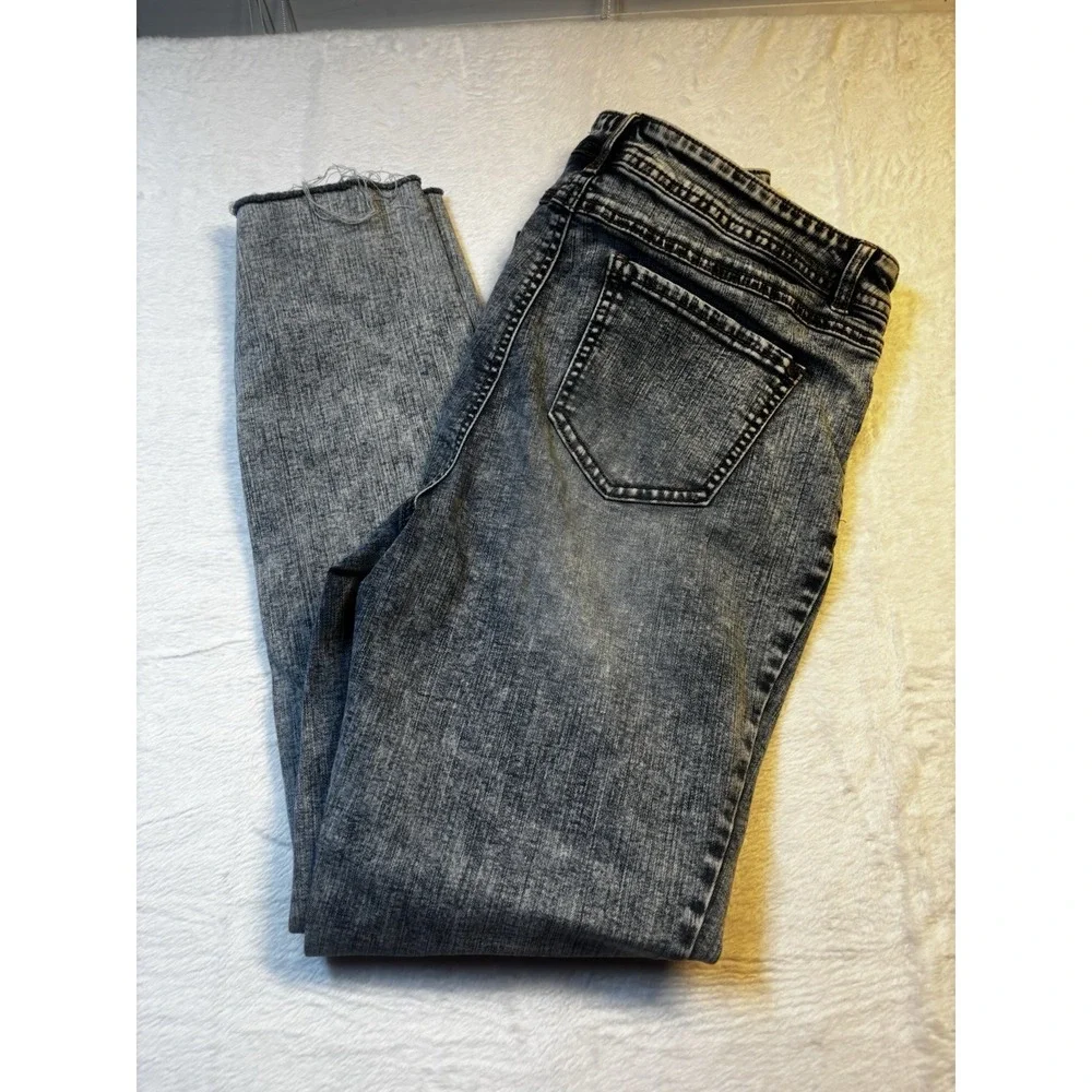 EST 1946 Denim Jeans Womens Size 12 Stonewash‎ Hi Rise Casual Distressed